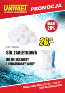 Promocja na sól tabletkową w Unimet